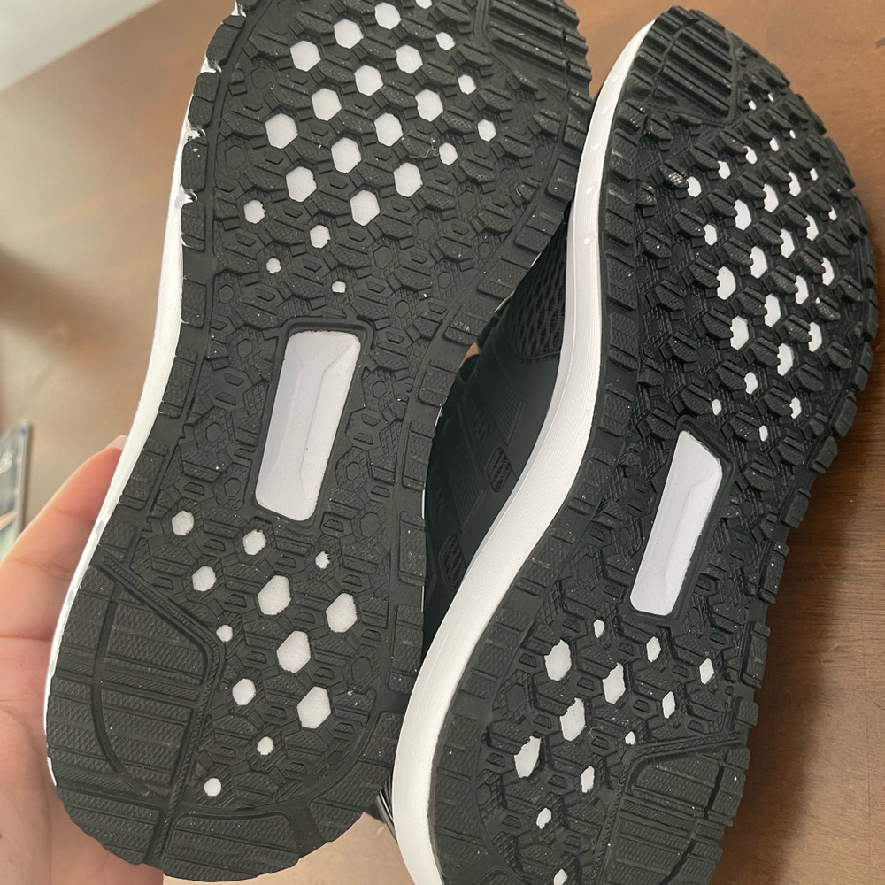 adidas Black and White Running Sneakers NWOT - Picture 3 of 6